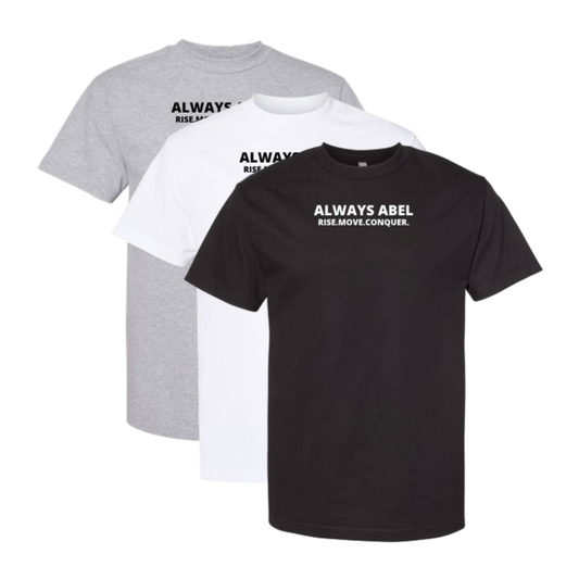 Motivational Wristbands & T-shirts- Rise Move Conquer Your Day | 3 Pack bundle 